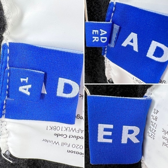 Ader Error Sweater “Teit” Women’s Size 1 / Small / 4 Black Wool & Yak Unisex EUC - Picture 5 of 8